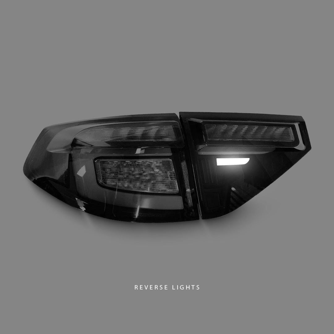 Subaru WRX STI GR (2008 - 2013) Sequential Black Edition 3D Dynamic Indicator LED Tail Lights LH + RH