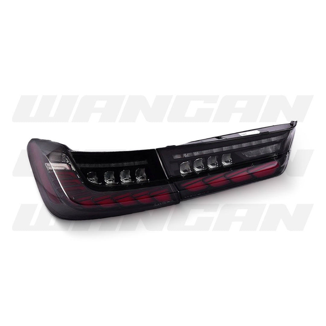 BMW 3-Series G20 / G80 (2019 - 2024) Sequential GTS Smoke 3D LED Tail Lights LH + RH