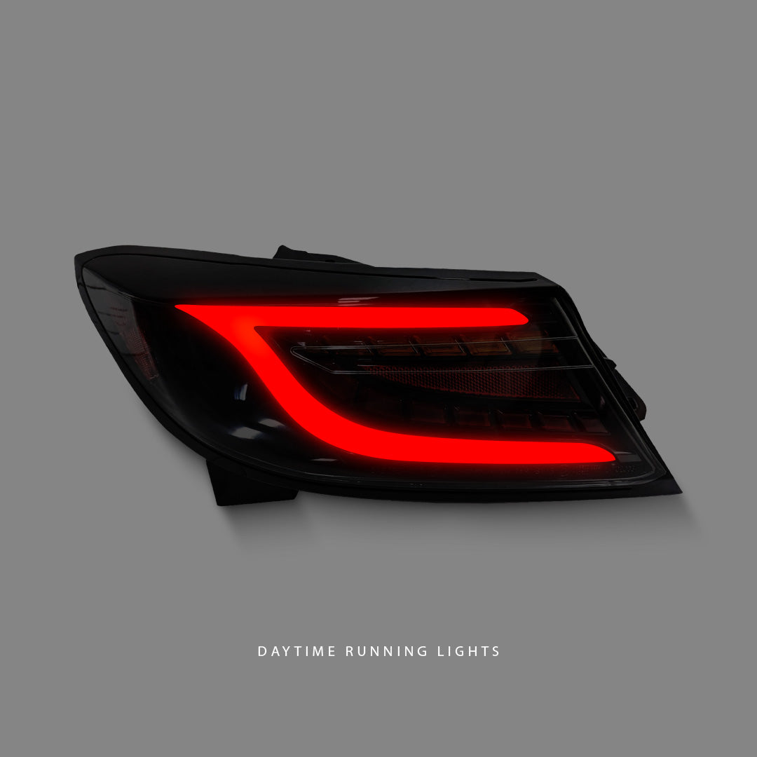 Toyota GR86 2nd Gen (2022 - 2023) Sequential Black Red Bar LED Tail Lights LH + RH