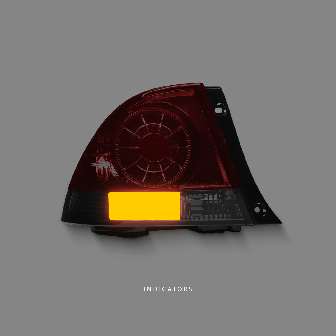Lexus IS GXE10 / JCE10 (1999 - 2005) Smoked Red LED Tail Lights LH + RH