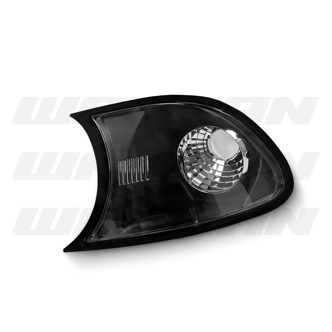 BMW 3-Series E46 Coupe LCI (2001 - 2002) Black Front Corner Lights LH + RH