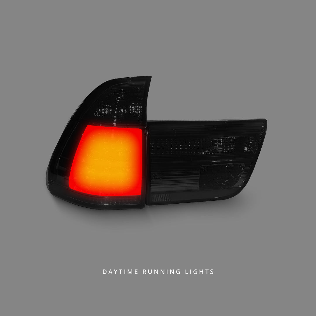 BMW X5 E53 (1999 - 2002) Smoke LED Tail Lights LH + RH