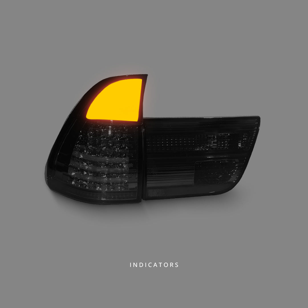 BMW X5 E53 (1999 - 2002) Smoke LED Tail Lights LH + RH