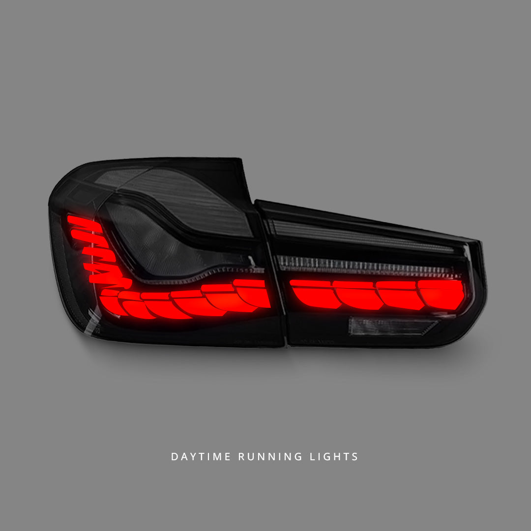 BMW 3 Series F30 / F35 / F80 (2012 - 2018) Smoke OLED 3D Sequential Tail Lights LH + RH