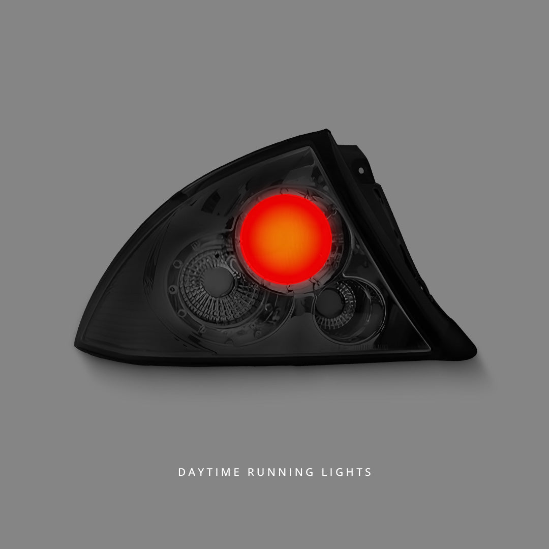 Ford Falcon AU (1998 - 2002) Black Altezza Tail Lights LH + RH