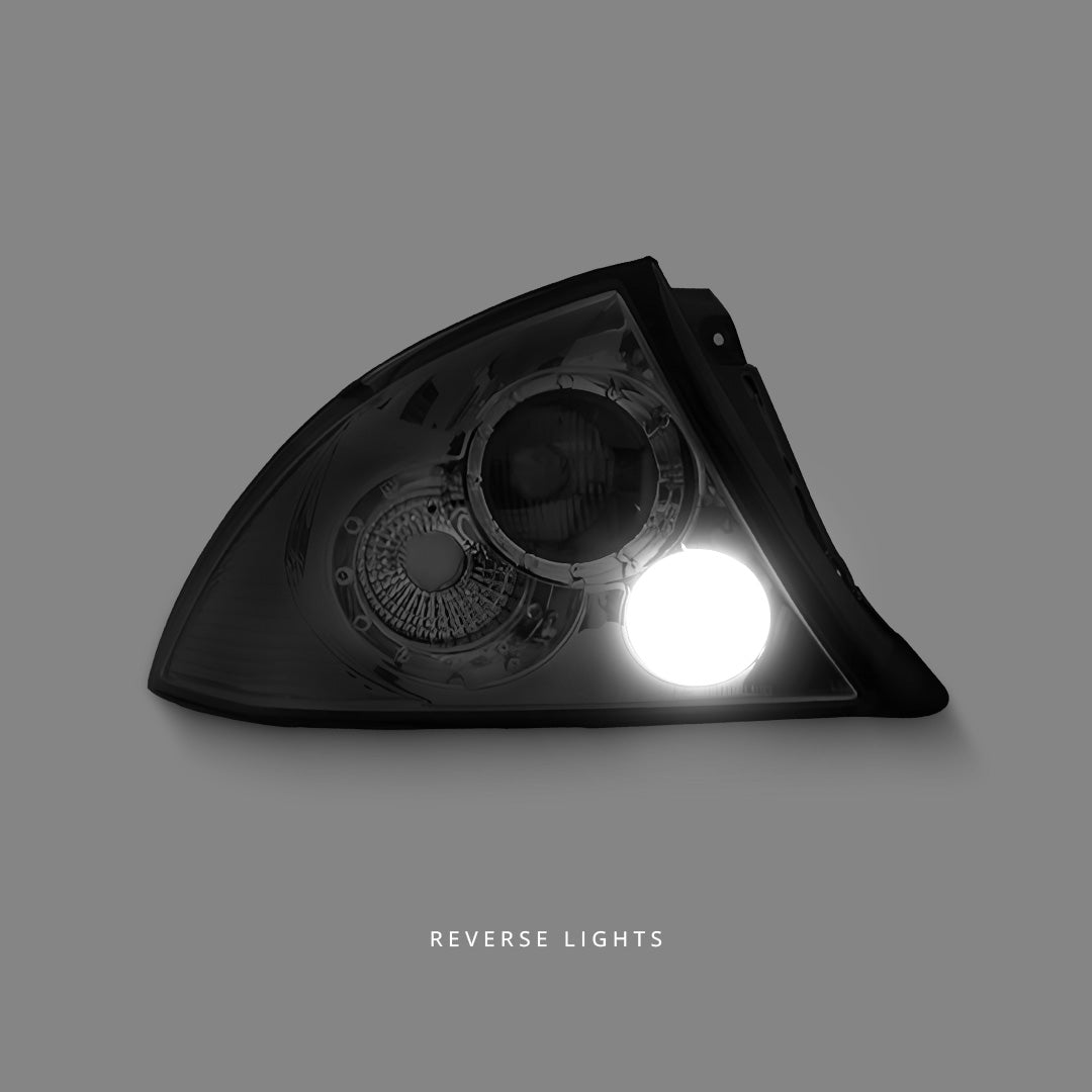 Ford Falcon AU (1998 - 2002) Black Altezza Tail Lights LH + RH