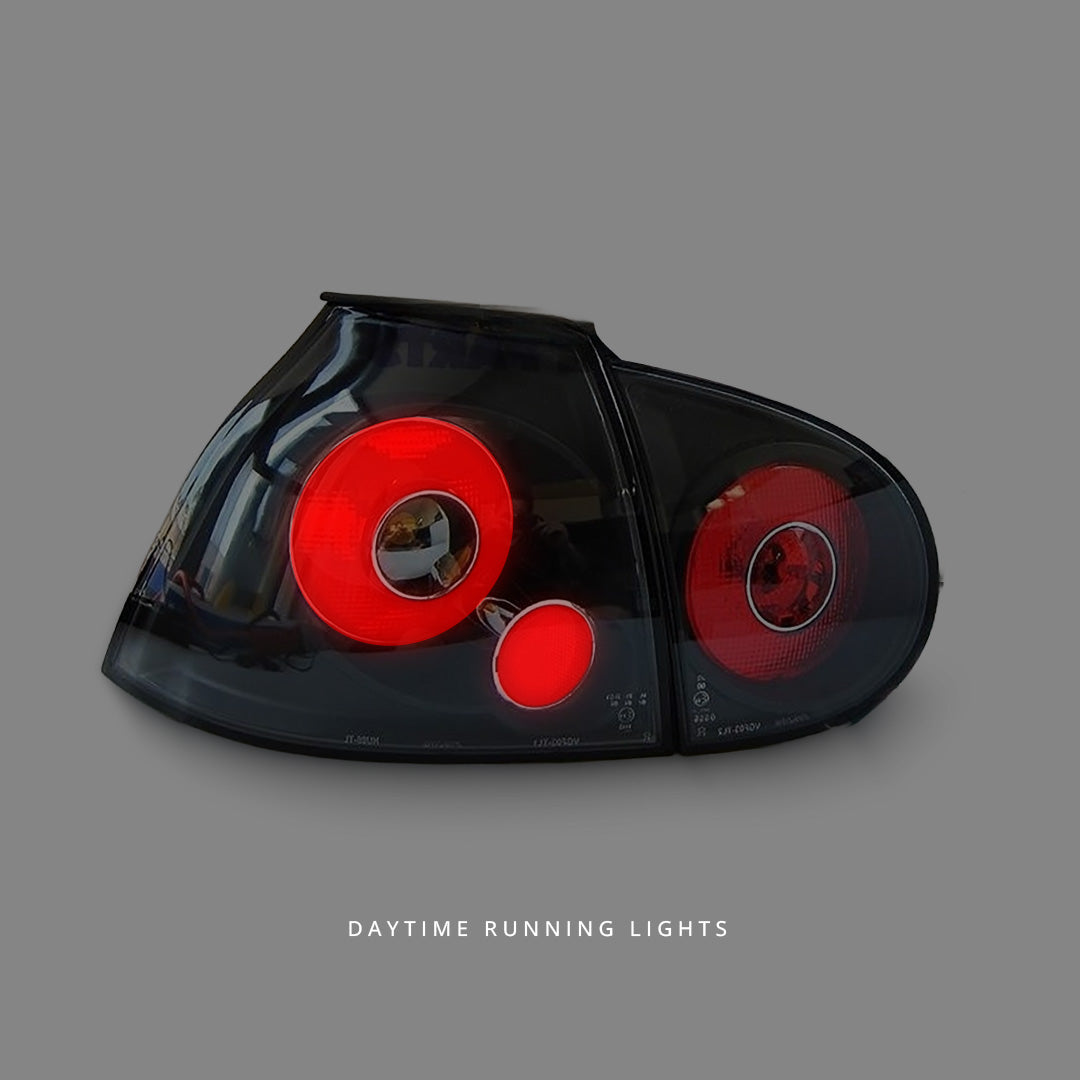 Volkswagen Golf MK5 (2003 - 2008) Black Altezza Tail Lights LH + RH