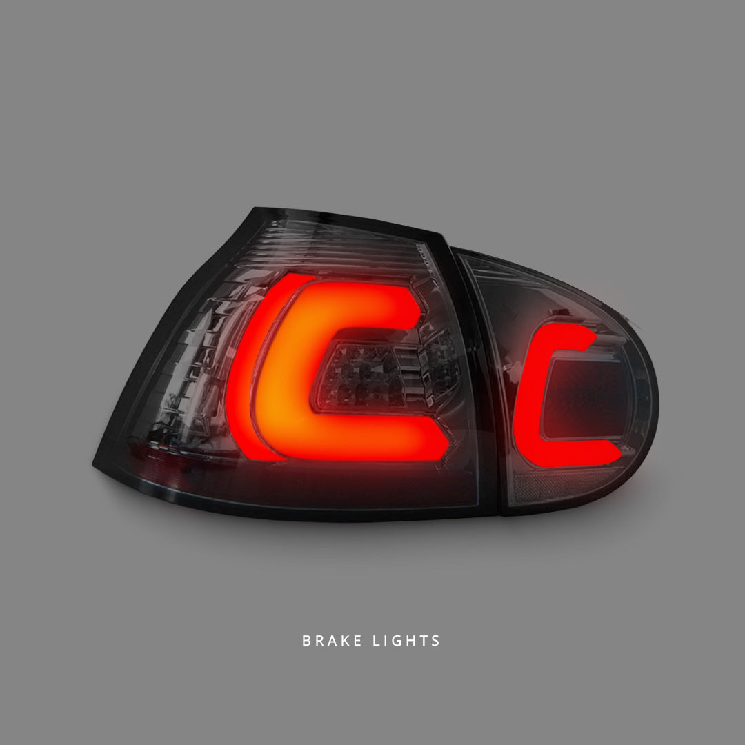 Volkswagen Golf MK5 (2003 - 2008) Smoke 3D V2 Full LED Tail Lights LH + RH