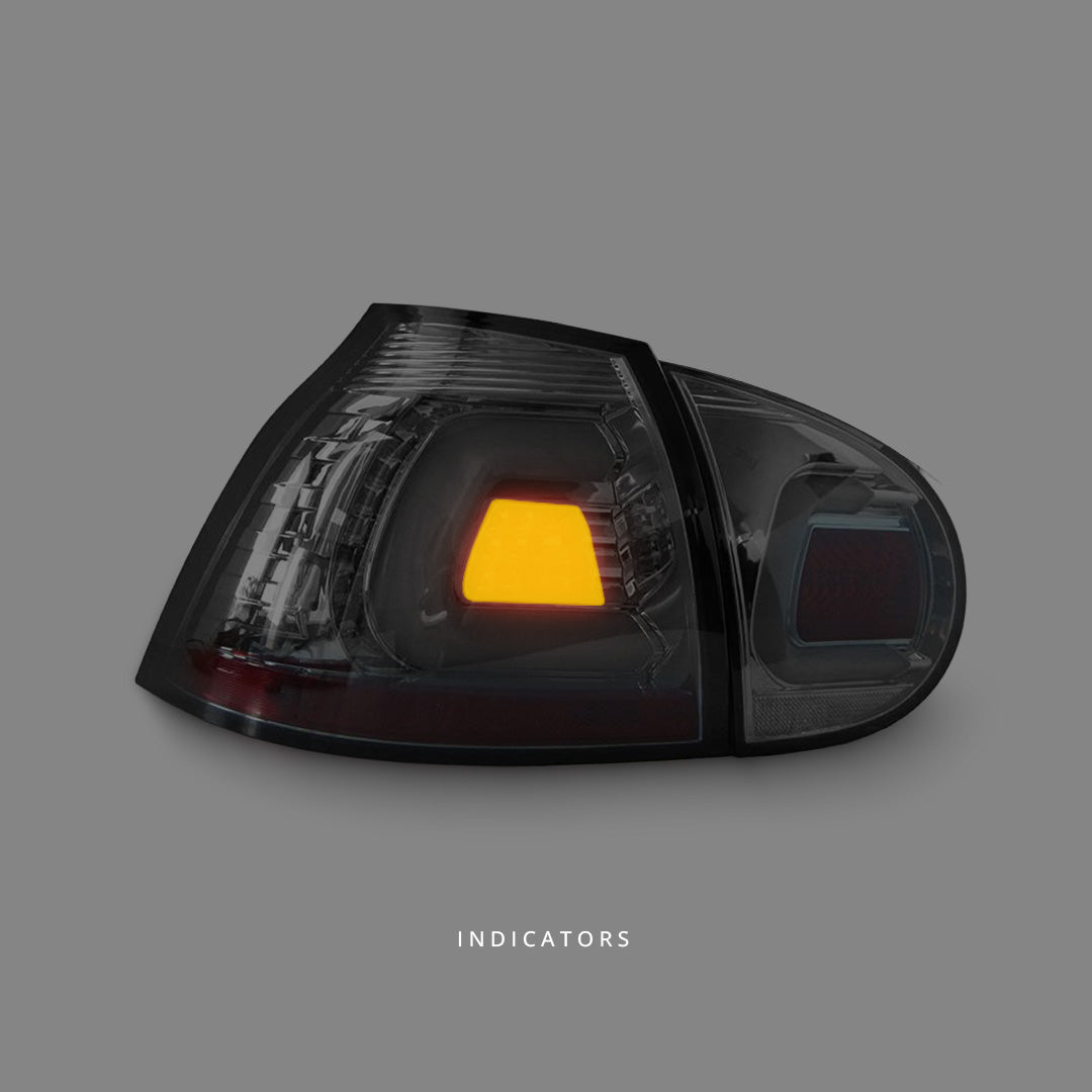 Volkswagen Golf MK5 (2003 - 2008) Smoke 3D V2 Full LED Tail Lights LH + RH