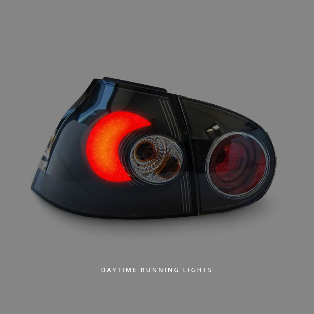 Volkswagen Golf MK5 (2003 - 2008) Black LED Altezza Tail Lights LH + RH
