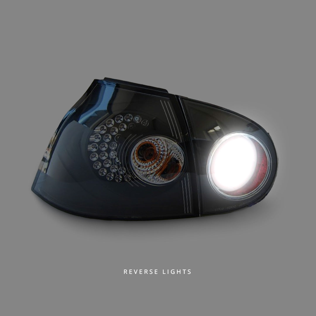 Volkswagen Golf MK5 (2003 - 2008) Black LED Altezza Tail Lights LH + RH