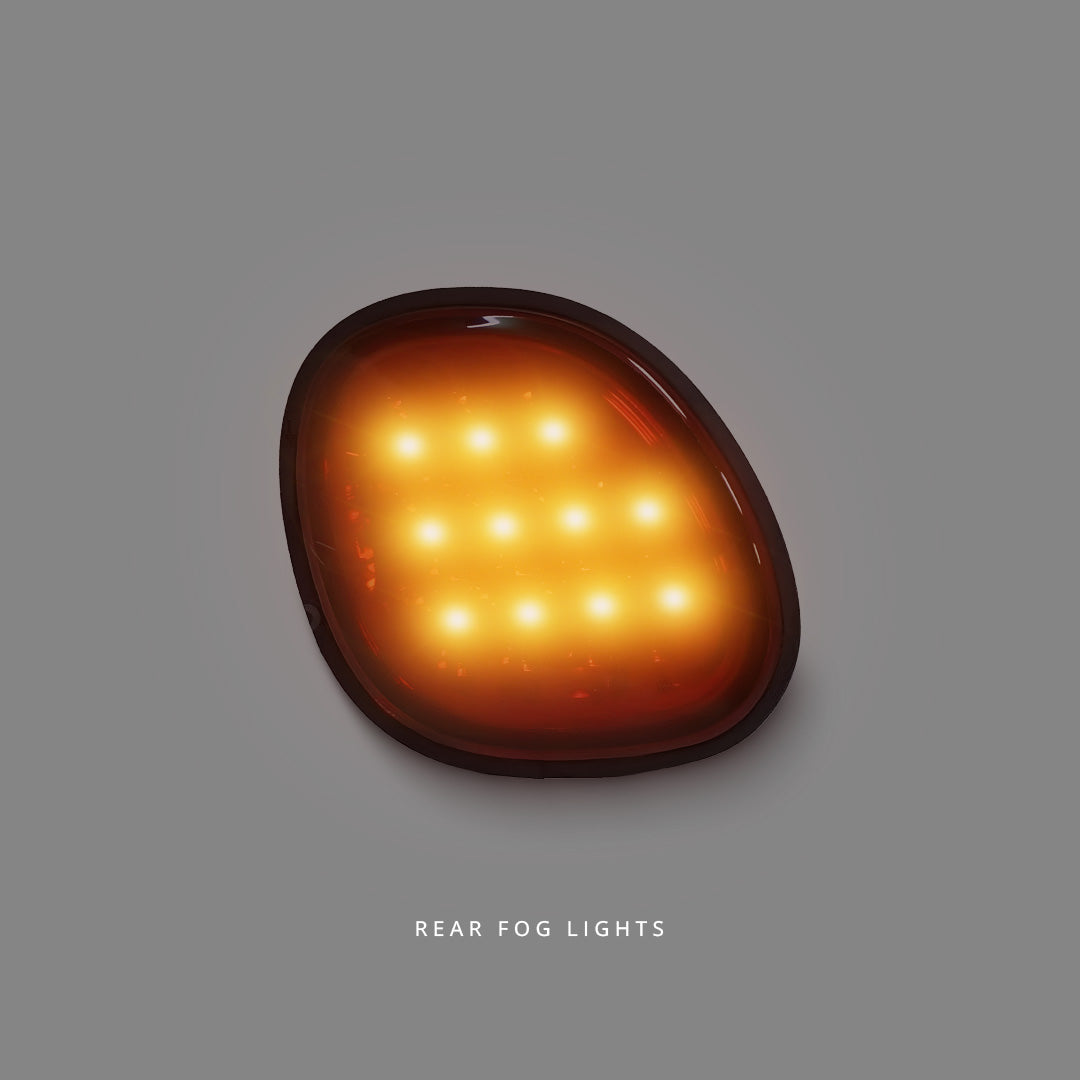 Lexus GS400 UZS160 (1998 - 2005) Rear Clear Red LED Fog Lights LH + RH