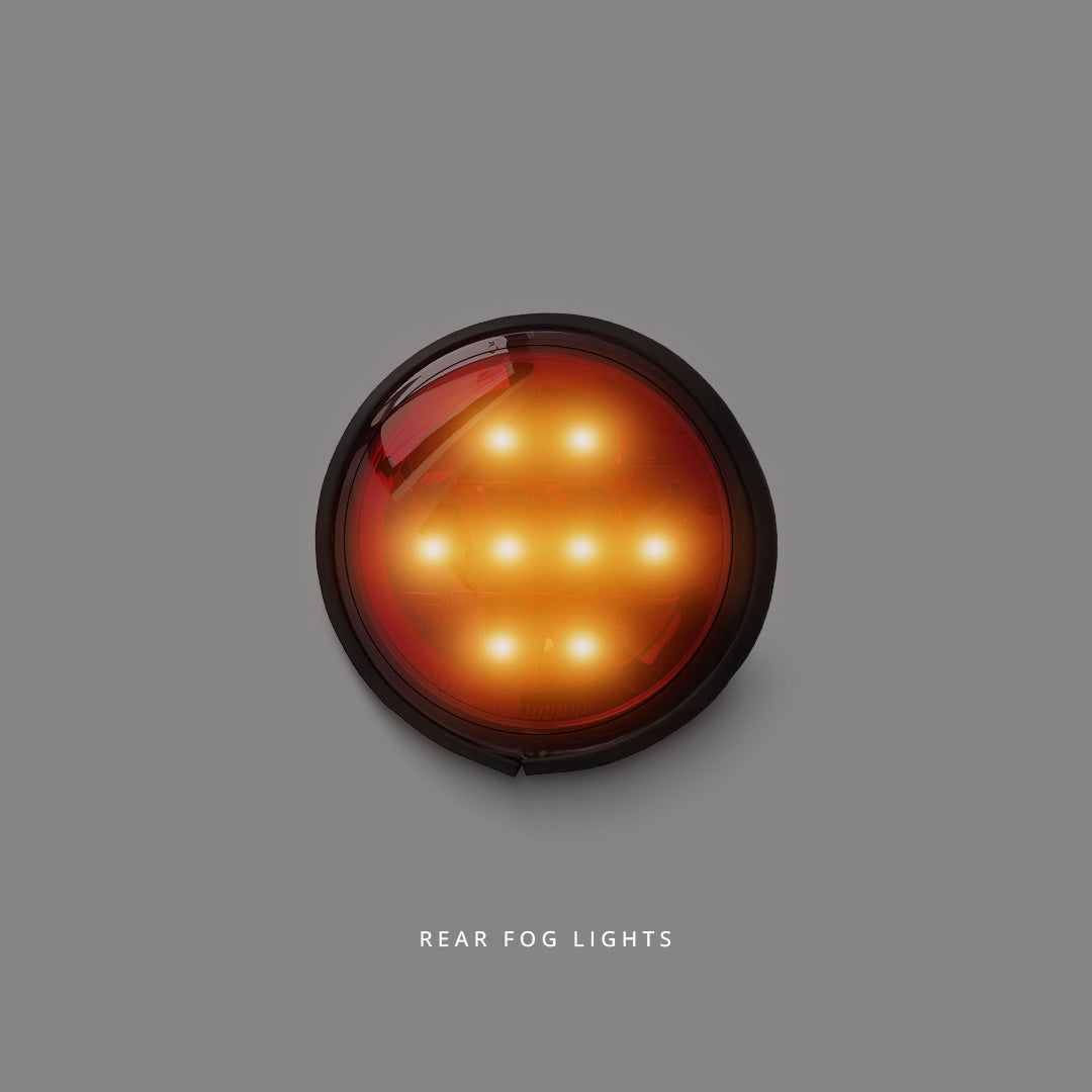 Lexus IS200 GXE10 (1999 - 2005) Rear Clear Red LED Fog Lights LH + RH