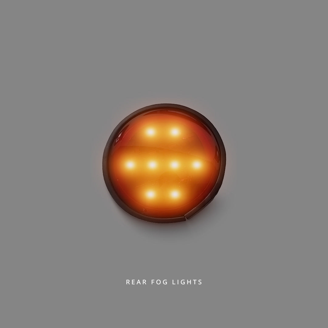 Lexus IS200 GXE10 (1999 - 2005) Rear Smoke Red LED Fog Lights LH + RH