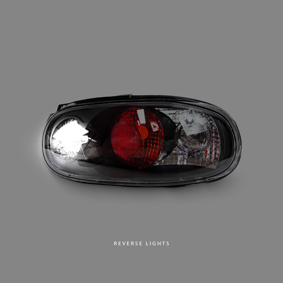 Mazda MX5 NA (1989 - 1998) Black Rear Tail Lights LH + RH