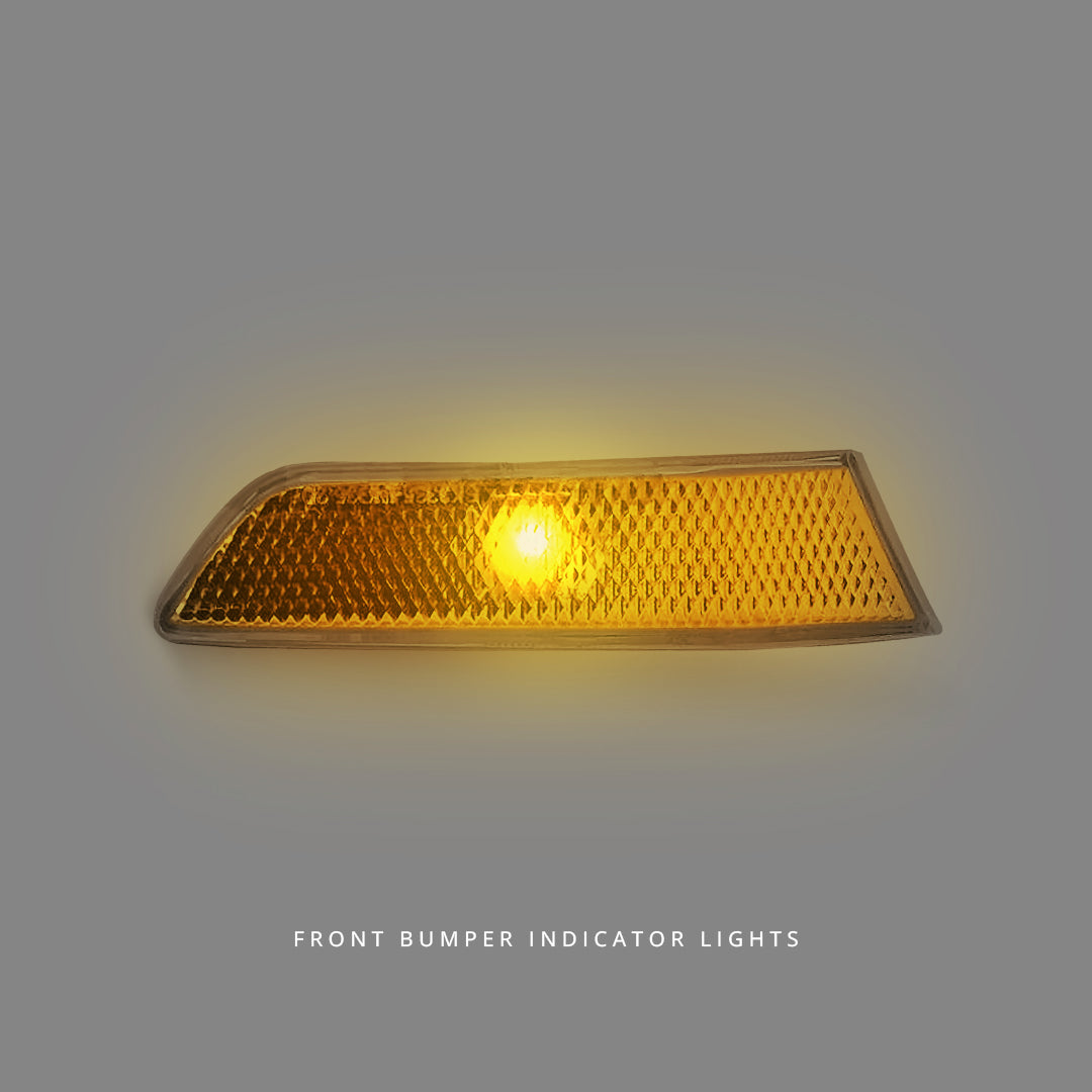 Nissan Skyline V35 (2001 - 2006) Clear Front Bumper Signal Indicator Lights LH + RH