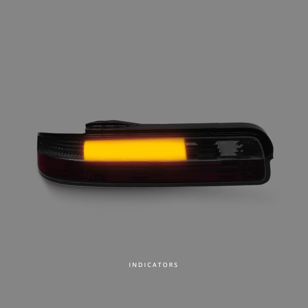 Nissan Silvia S13 (1989 - 1994) Smoke Red Tail Lights LH + RH