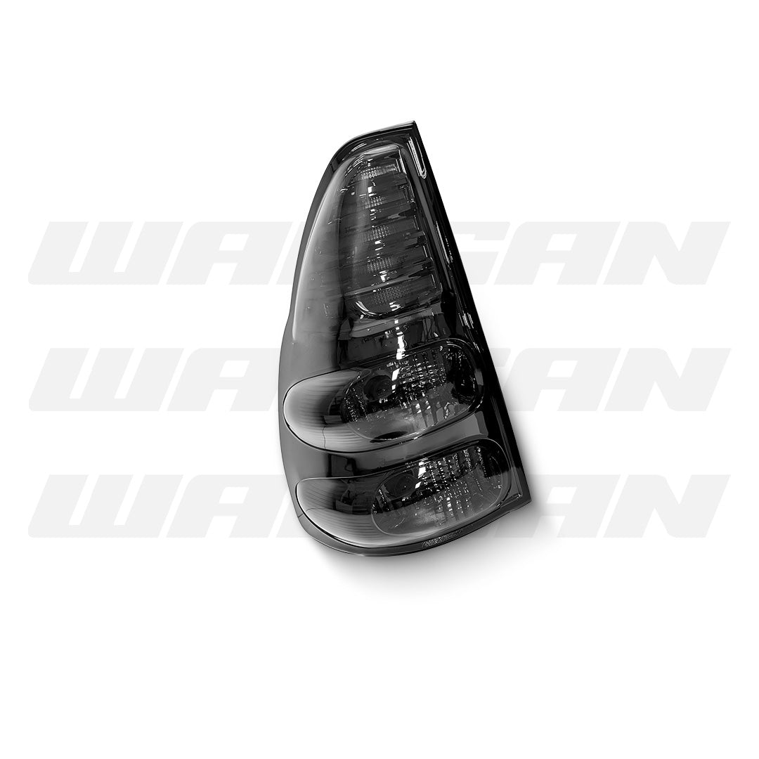 Toyota Prado 120 Series (2003 - 2009) Smoke Black LED Tail Lights LH + RH