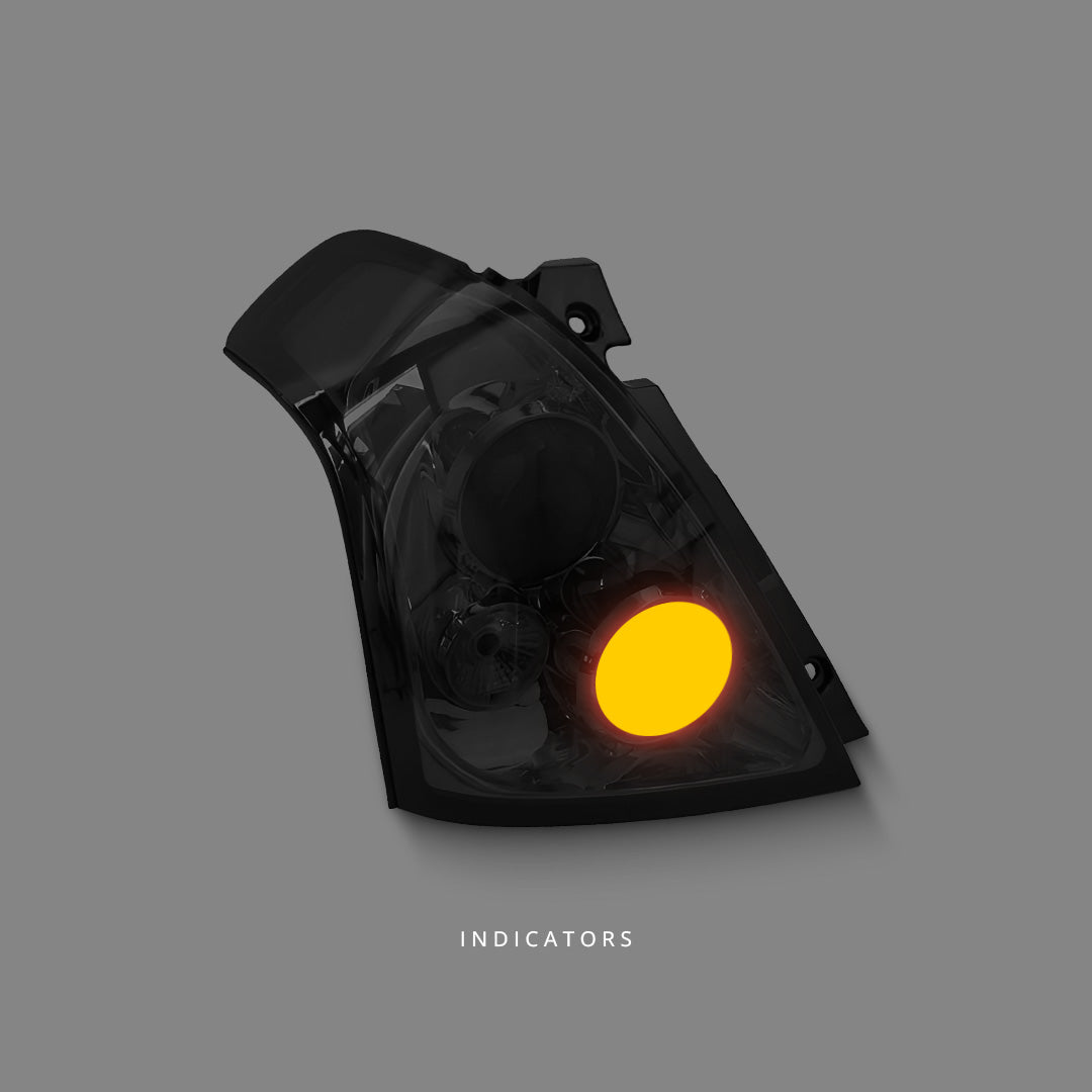 Suzuki Swift EZ (2004 - 2006) Smoke Altezza Tail Lights LH + RH