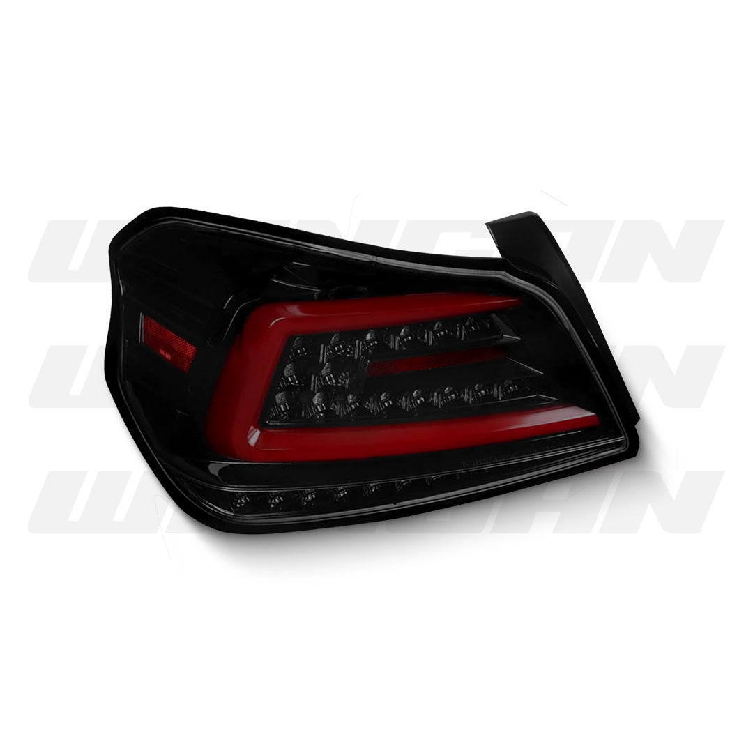 Subaru WRX VA (2015 - 2021) Sequential Black Red V4 LED Dynamic Tail Lights LH + RH