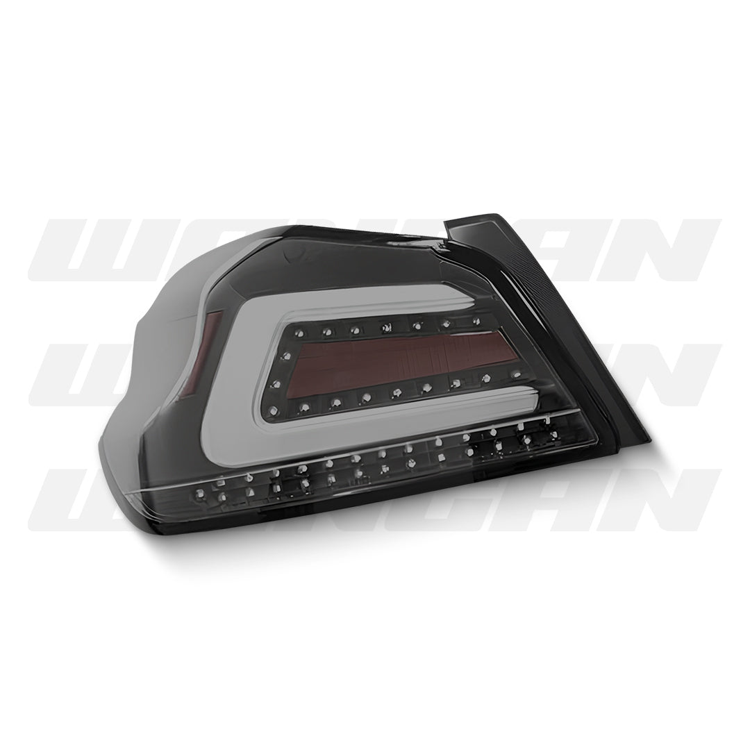 Subaru WRX VA (2015 - 2021) Sequential Black V1 Full LED Dynamic Indicator Tail Lights LH + RH