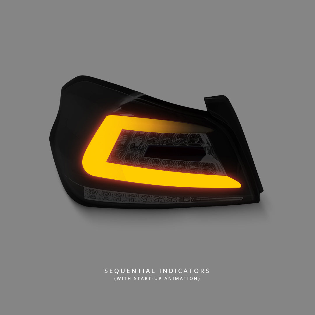 Subaru WRX VA (2015 - 2021) Sequential Smoke V4 LED Dynamic Tail Lights LH + RH
