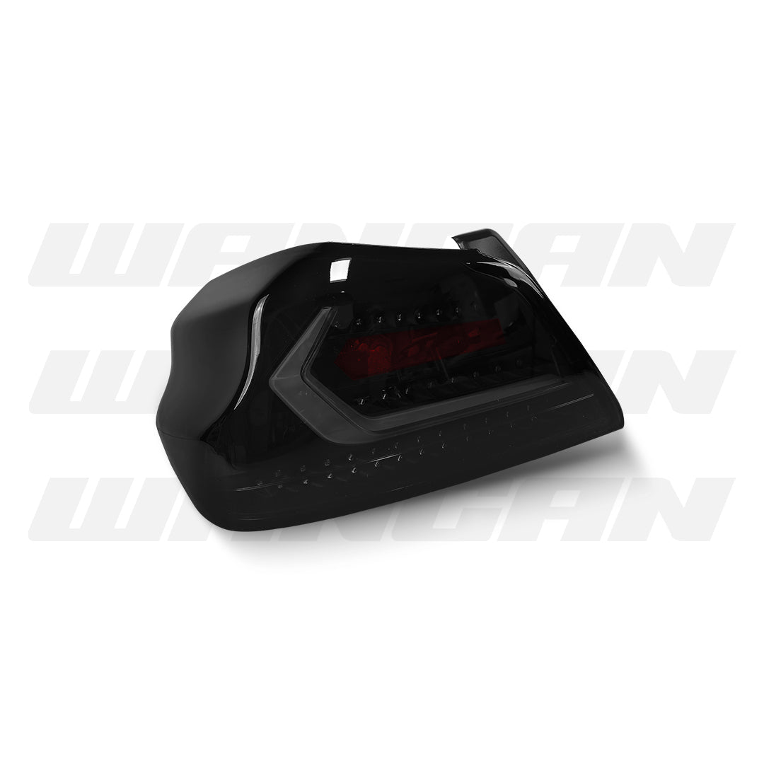 Subaru WRX VA (2015 - 2021) Sequential Smoke Black V5 Full LED Dynamic Tail Lights LH + RH