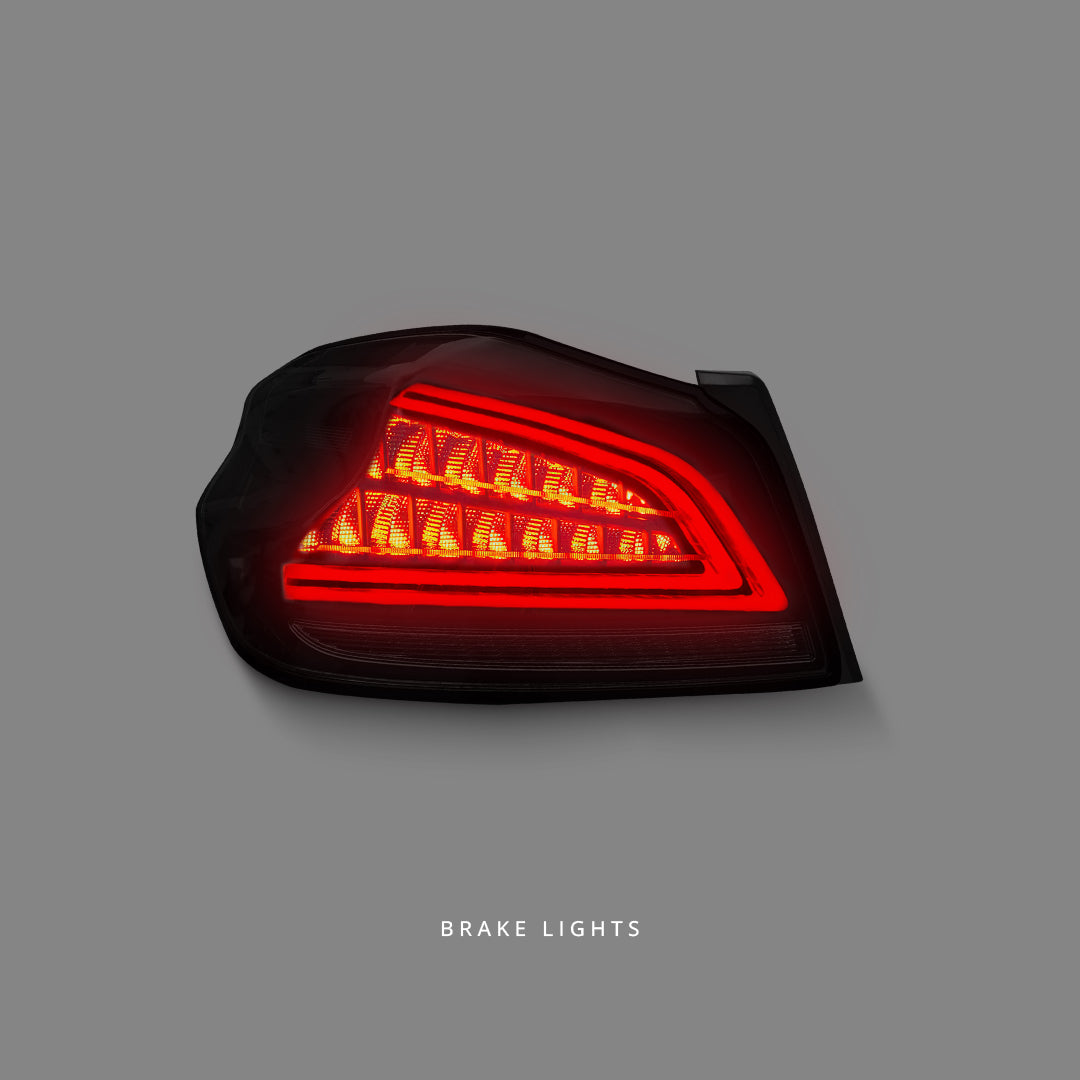 Subaru WRX VA (2015 - 2021) Sequential Smoke V3 Full LED Dynamic Indicator Tail Lights LH + RH