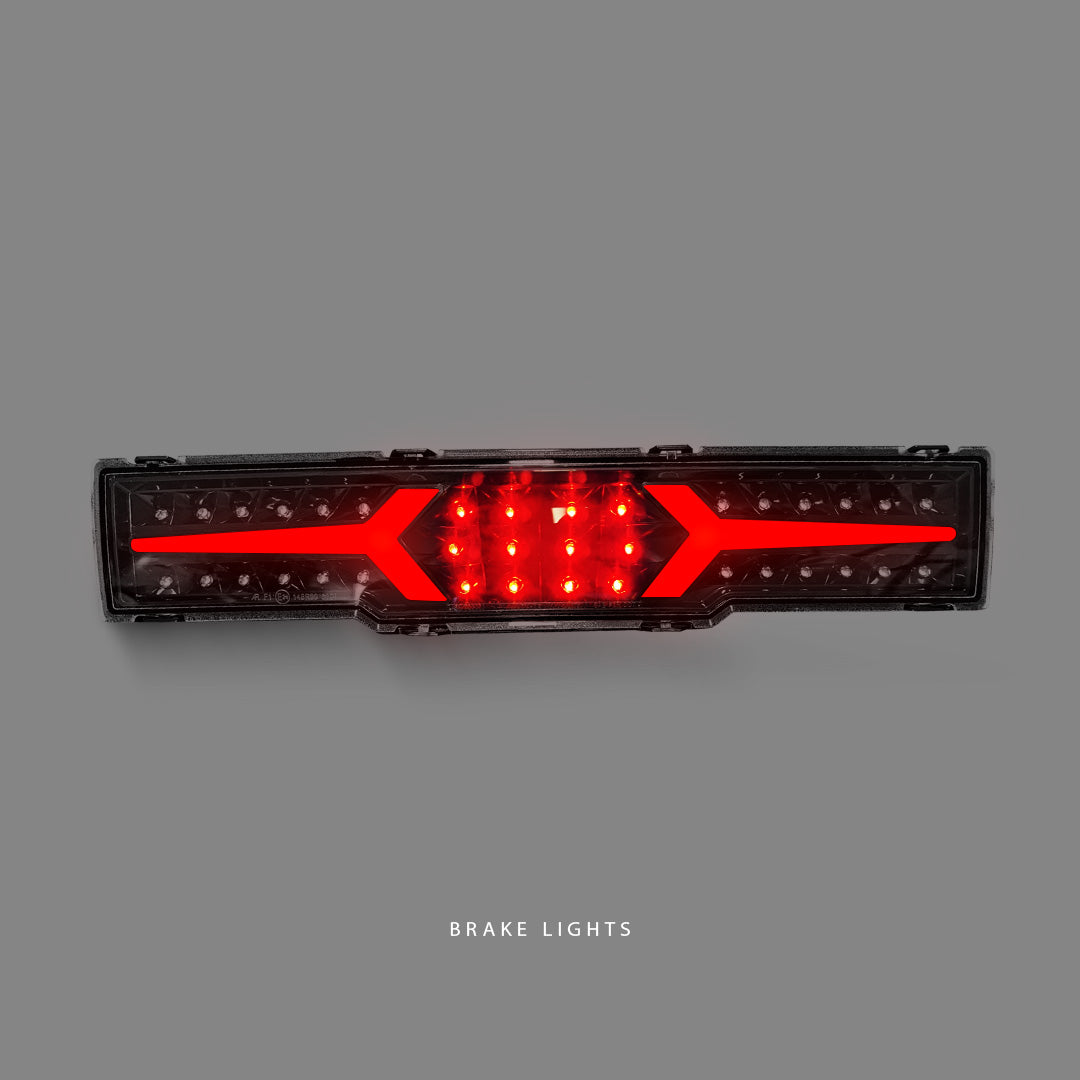 Subaru BRZ 2nd Gen (2022 - 2023) Black Red LED Reverse Fog Lights