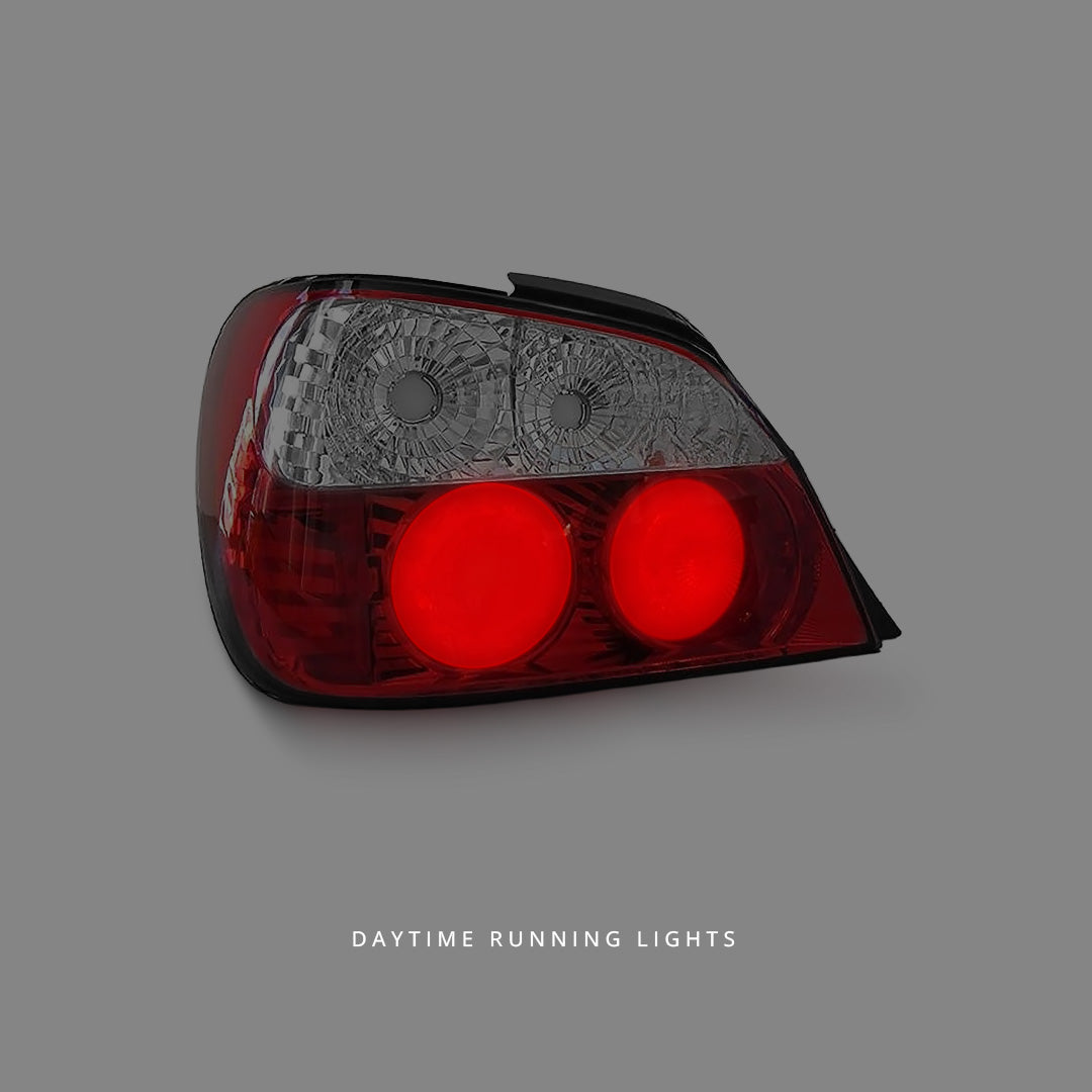 Subaru Impreza GD Sedan / EJ20 (2000 - 2002) Clear Red Altezza Tail Lights LH + RH