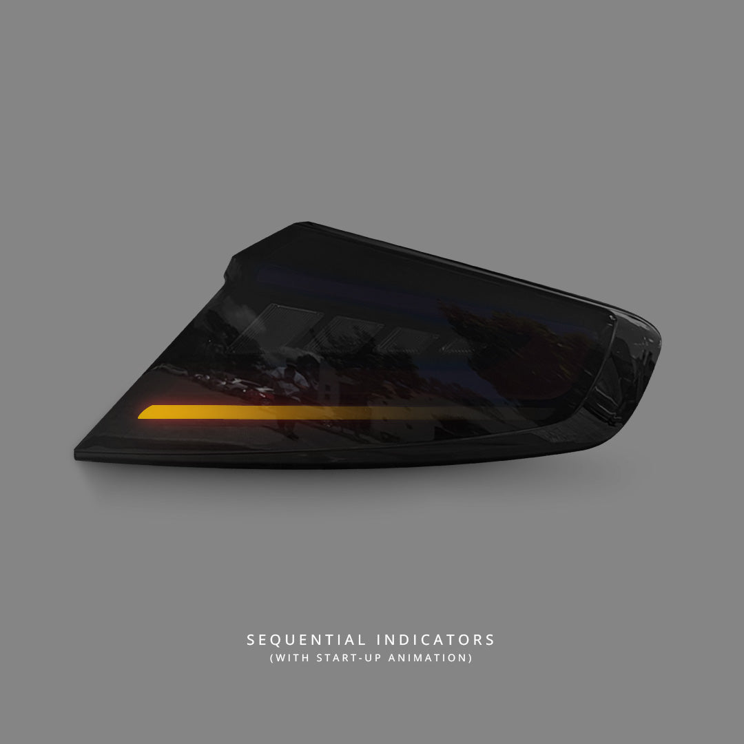 Subaru WRZ VB (2022 - 2025) Sequential V2 Black Edition LED Tail Lights LH + RH