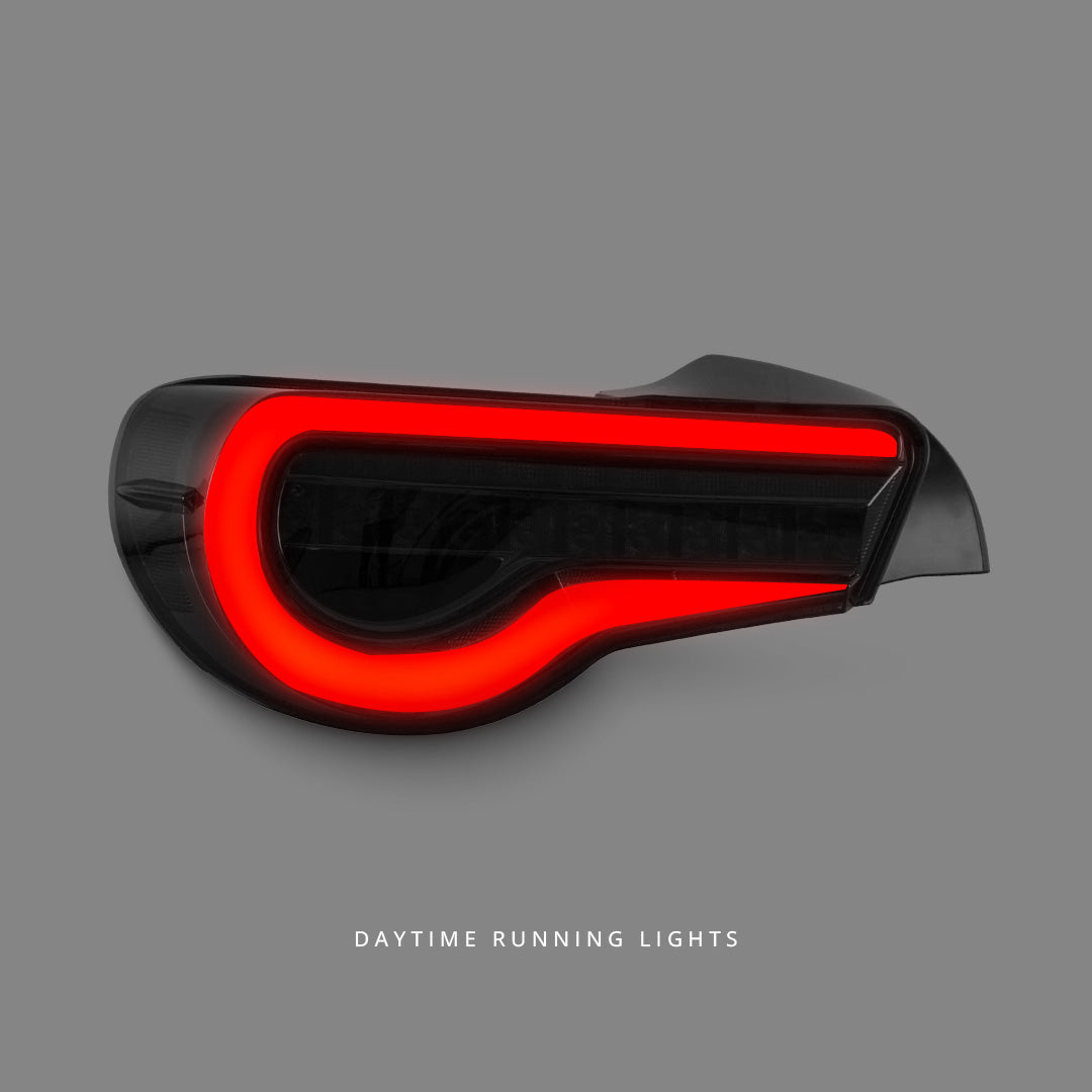 Subaru BRZ 1st Gen (2012 - 2021) OEM Style Smoke 3D LED Dynamic Blinker Tail Lights LH + RH