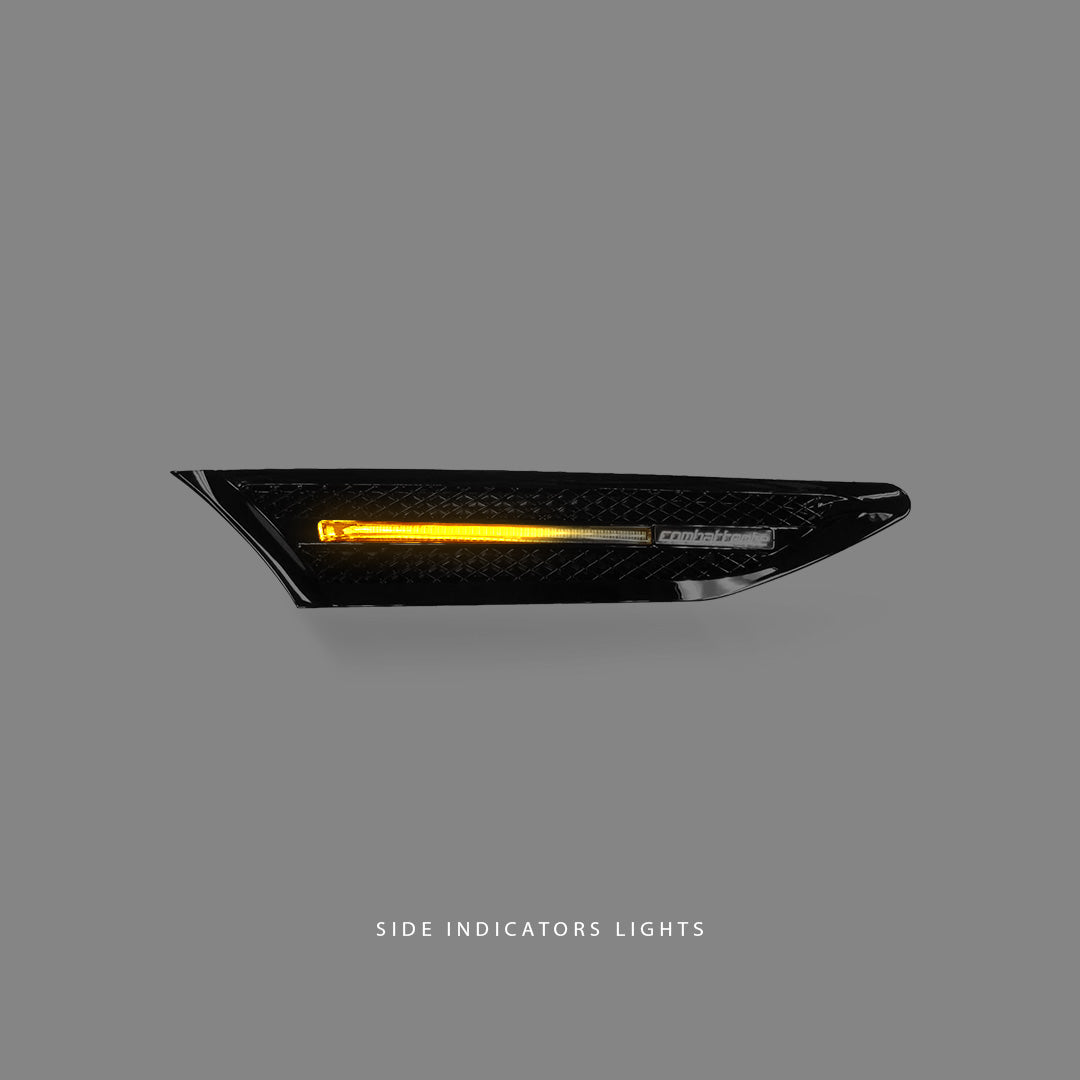 Toyota 86 1st Gen (2012- 2020) Gloss Black Side Fender Marker Indicator Lights