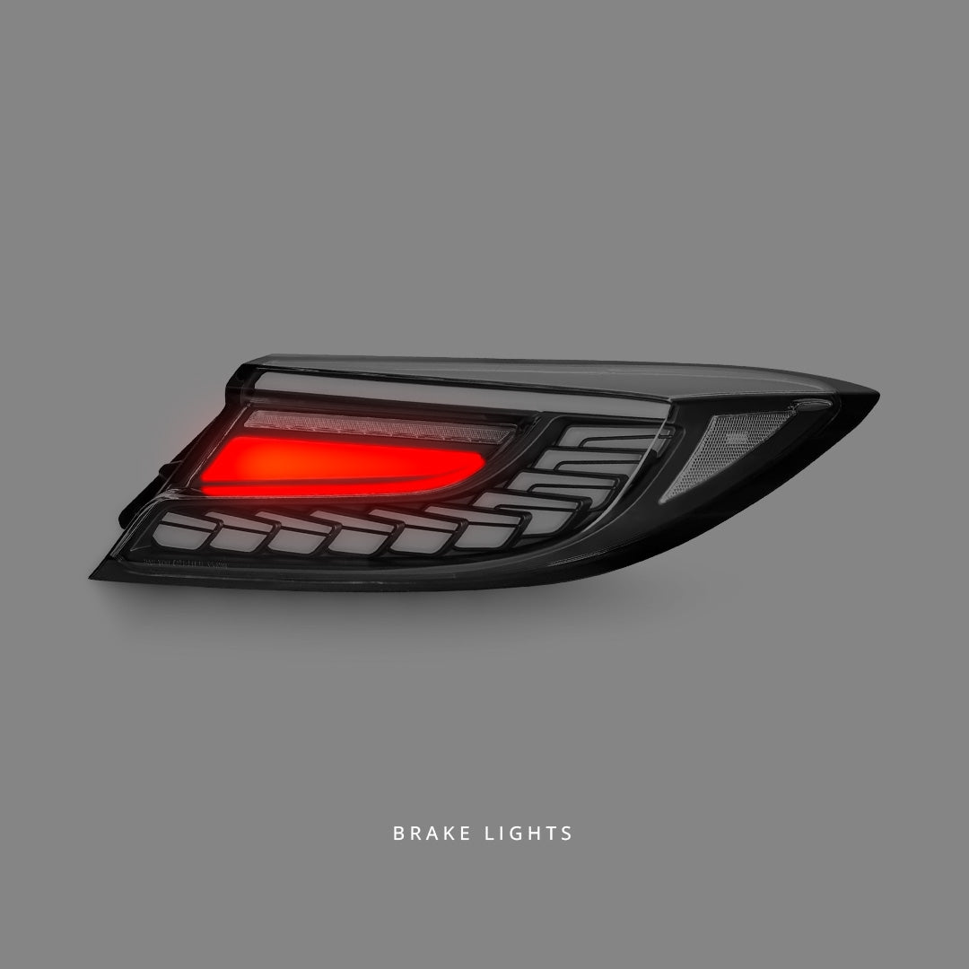 Toyota 86 2nd Gen (2022 - 2023) Sequential Black V3 LED Dynamic Tail Lights LH + RH