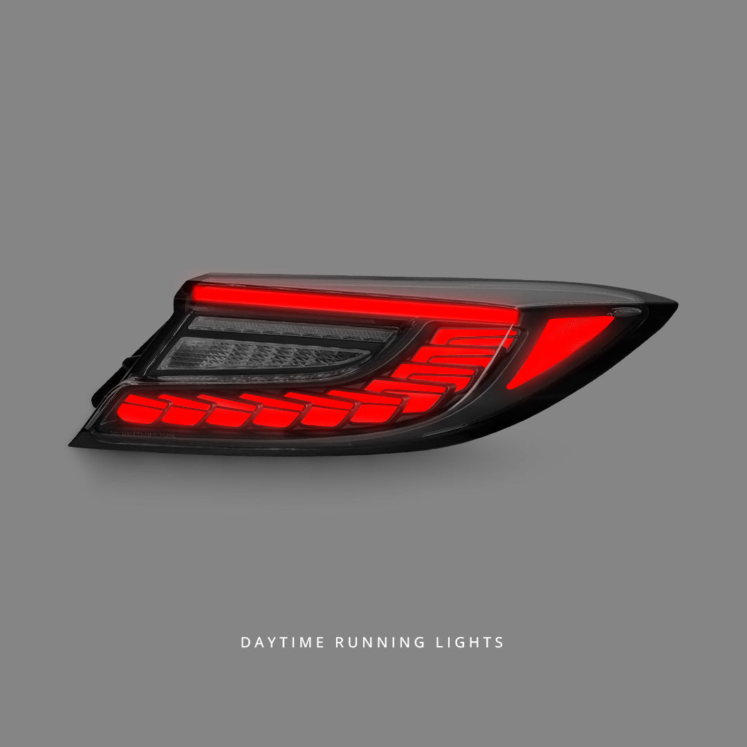 Toyota 86 2nd Gen (2022 - 2023) Sequential Black V3 LED Dynamic Tail Lights LH + RH