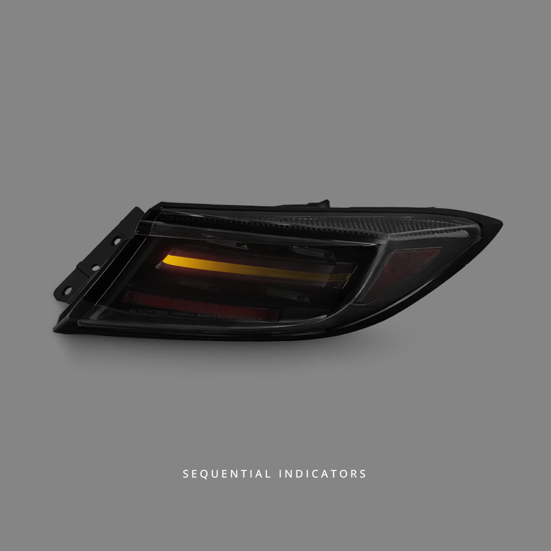 Subaru BRZ 2nd Gen (2022 - 2024) Sequential V4 Smoke LED Tail Lights LH + RH