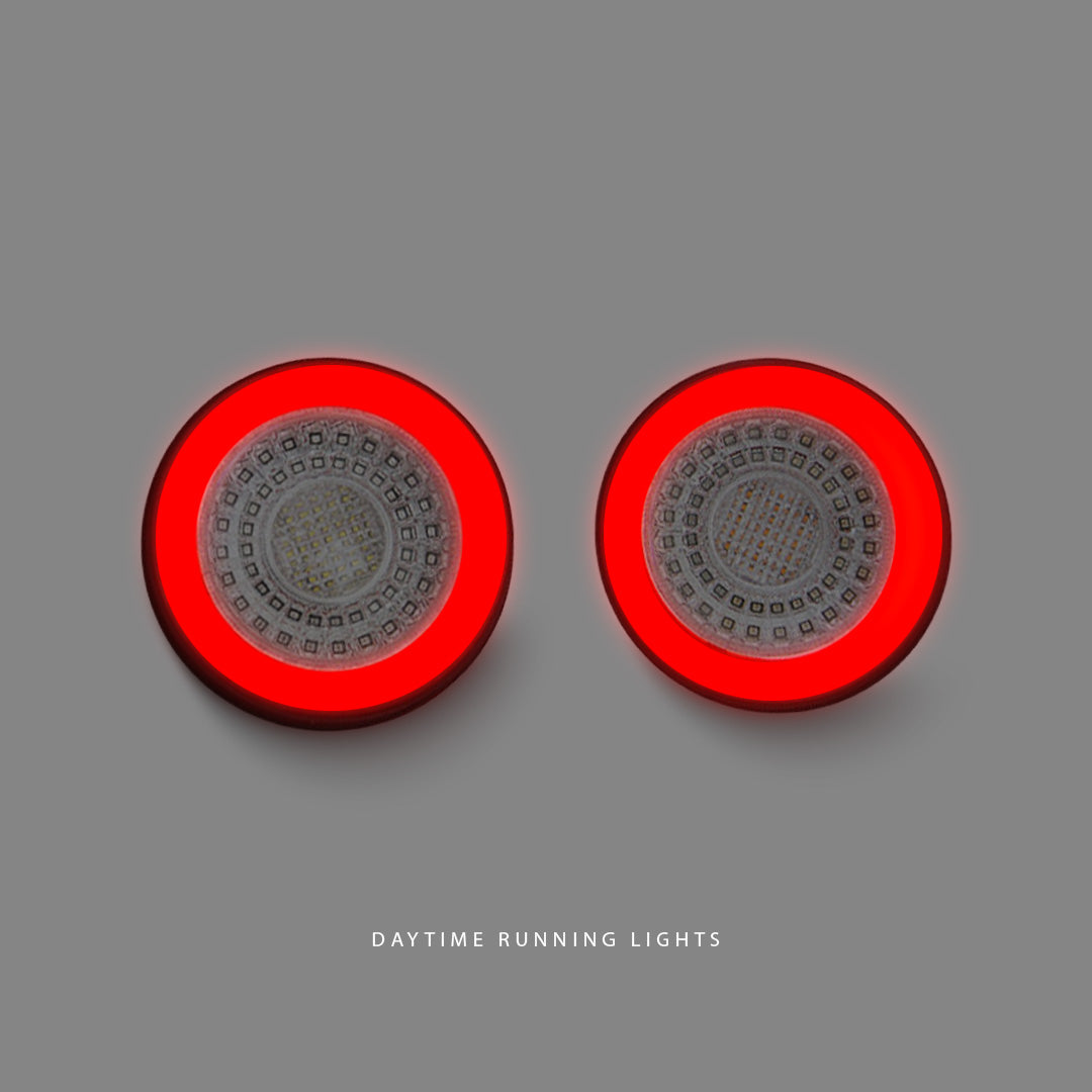 Ferrari 360 (1999 - 2005) 3D Clear Red Full LED Tail Light LH + RH