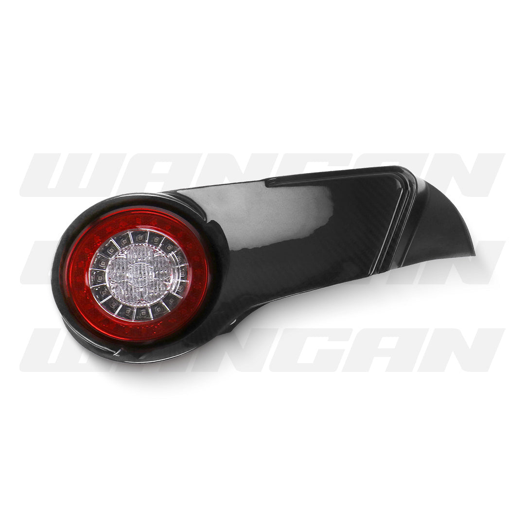 Subaru BRZ 1st Gen (2012 - 2020) Sequential Carbon Clear Red LED Tail Lights LH + RH