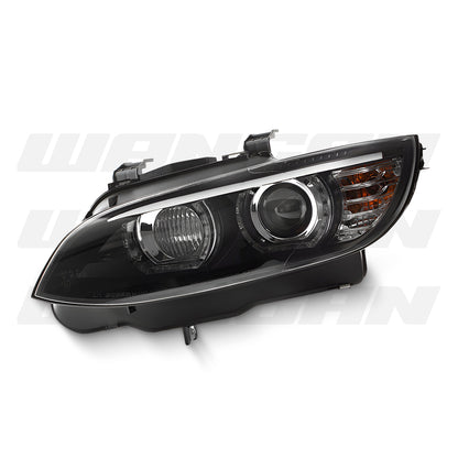 BMW 3-Series E92 / E93 Pre-LCI (2006 - 2009) Black LED DRL M3, M4 Style Projector Headlights LH + RH