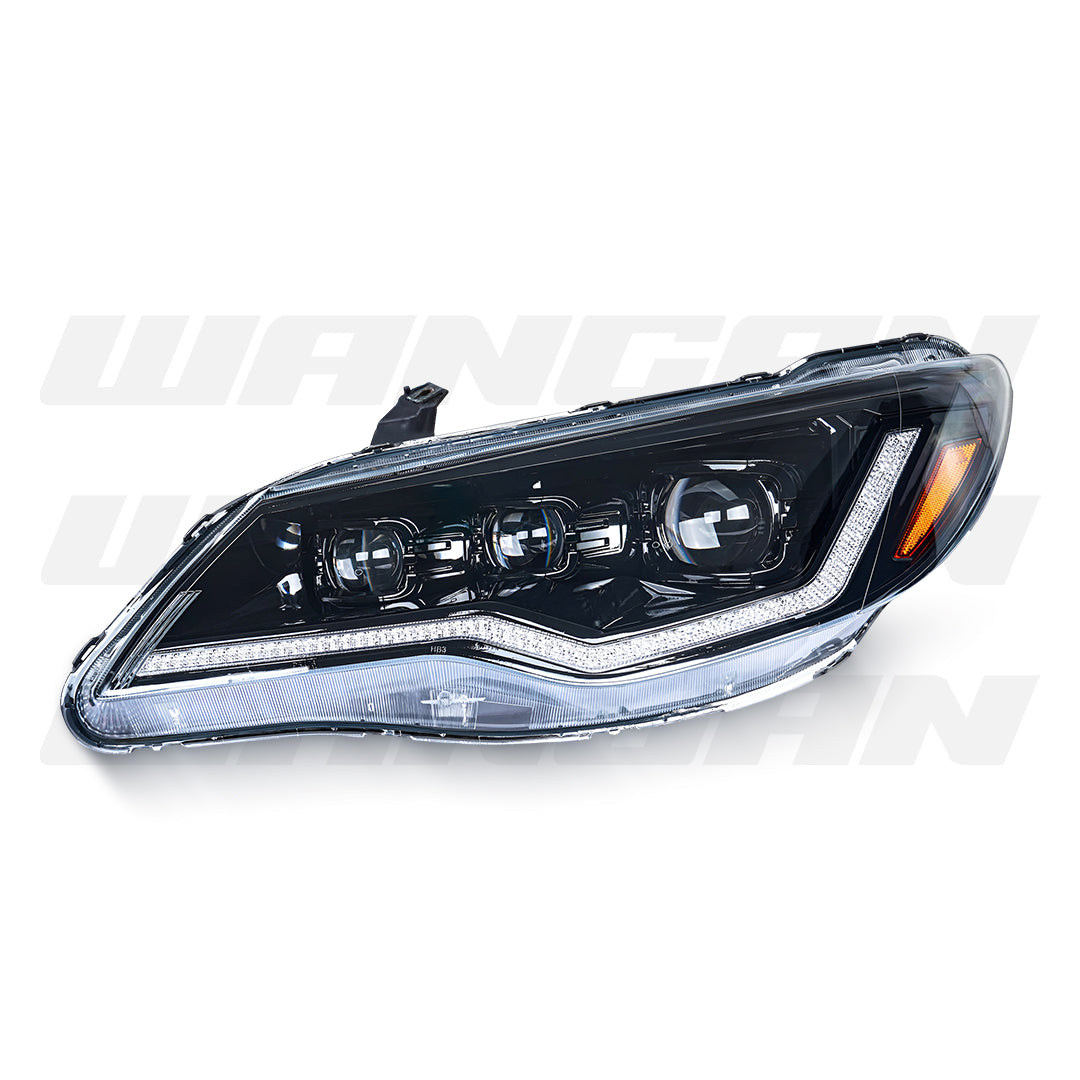 Honda Civic FD1 / FD2 / FD3 (2006 - 2012) Sequential Tri-LED DRL Projector Headlights LH + RH