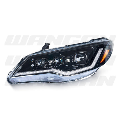 Honda Civic FD1 / FD2 / FD3 (2006 - 2012) Sequential Tri-LED DRL Projector Headlights LH + RH