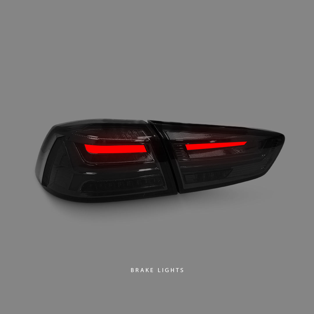 Mitsubishi Lancer CJ (2007 - 2018) Sequential Smoke Full LED Dynamic Tail Lights LH + RH