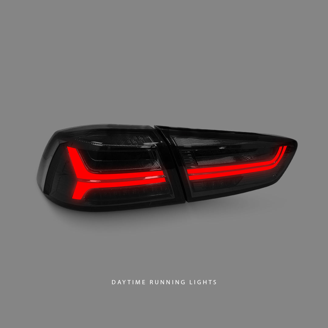 Mitsubishi Lancer CJ (2007 - 2018) Sequential Smoke Full LED Dynamic Tail Lights LH + RH