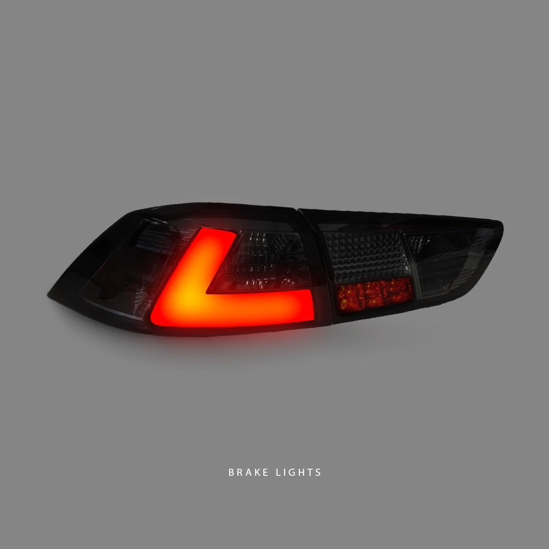 Mitsubishi Lancer CJ (2007 - 2019) Smoke LED Tail Lights LH + RH