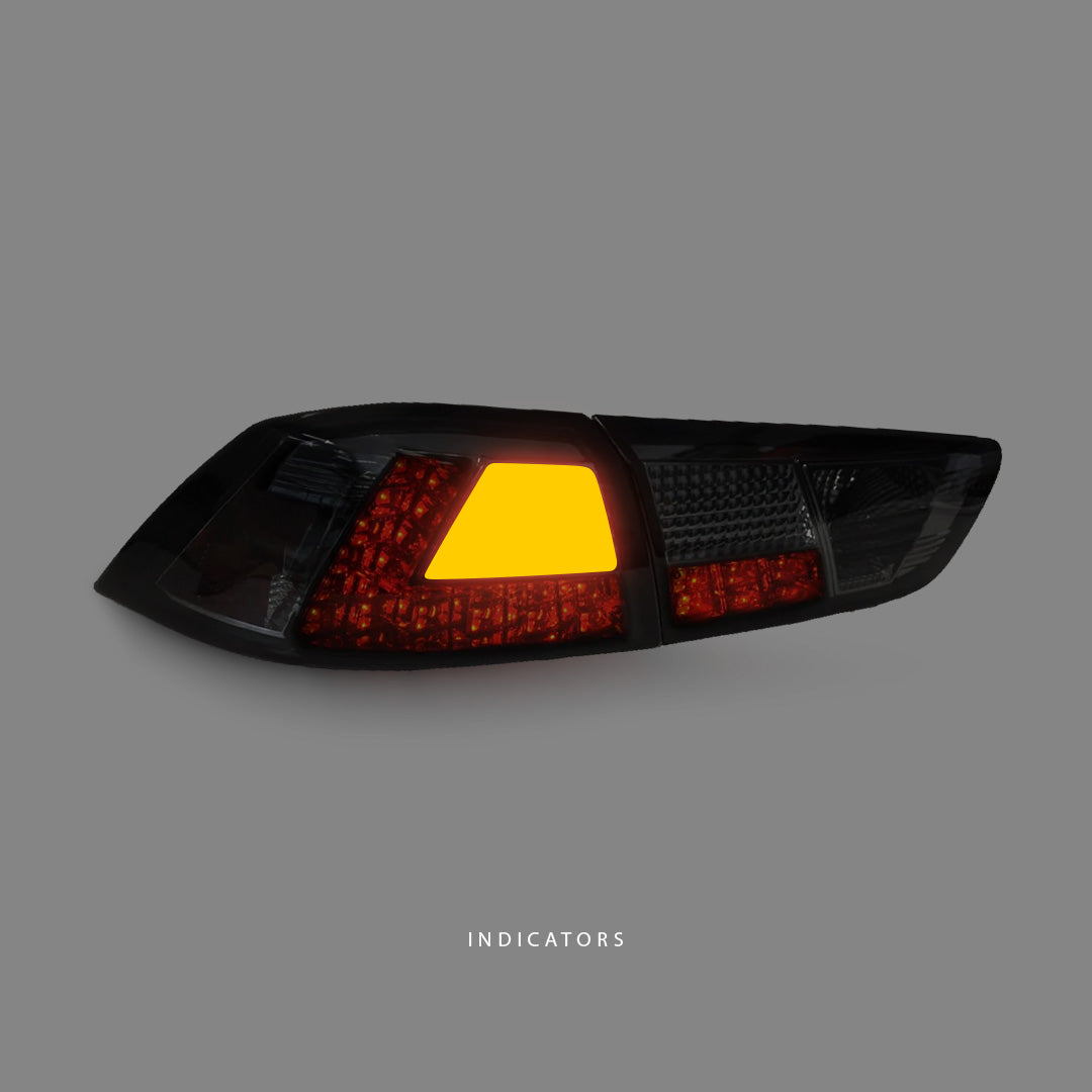 Mitsubishi Lancer CJ (2007 - 2019) Smoke LED Tail Lights LH + RH