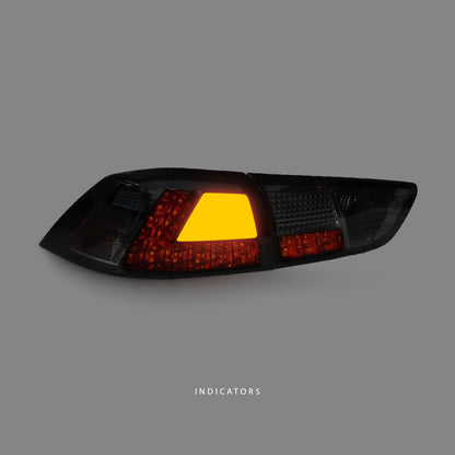 Mitsubishi Lancer CJ (2007 - 2019) Smoke LED Tail Lights LH + RH