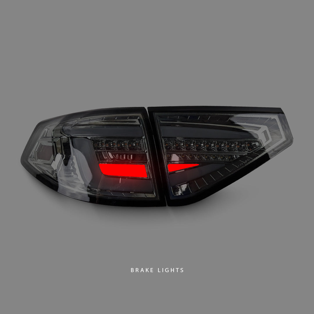 Subaru WRX STI GR (2008 - 2013) Sequential Smoke 3D LED Dynamic Signal Tail Lights LH + RH
