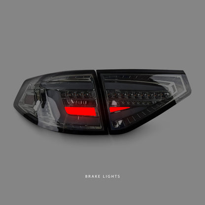 Subaru WRX STI GR (2008 - 2013) Sequential Smoke 3D LED Dynamic Signal Tail Lights LH + RH