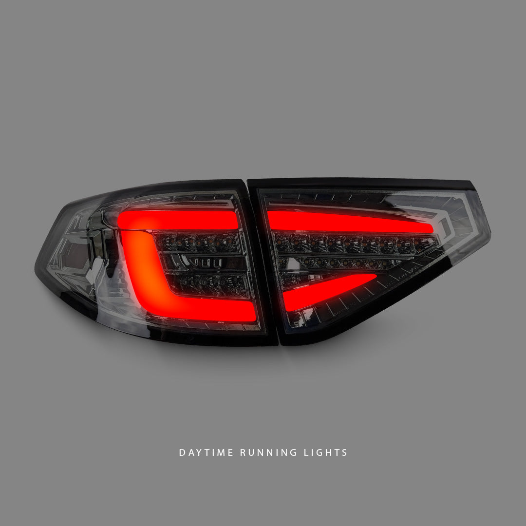 Subaru WRX STI GR (2008 - 2013) Sequential Smoke 3D LED Dynamic Signal Tail Lights LH + RH