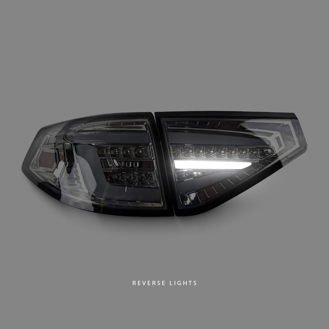 Subaru WRX STI GR (2008 - 2013) Sequential Smoke 3D LED Dynamic Signal Tail Lights LH + RH